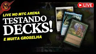 🔴 LIVE! Jogando e Testando Decks no Standard no Magic Arena