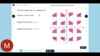 MyMaths Lesson   Reflecting shapes