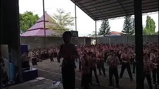 Flashmob Garuda Cilacap oleh Adik-adik Garuda Terlantik SMPN 1 Adipala