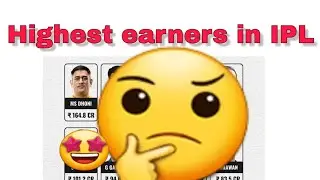 Top earners in IPL #Ipl # IPL_2023 #ipl_earner #ipl_players
