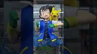 Pikachu Ash Pokemon Headbust Resin Statue Action Figure #japan #anime #toys #kawaii