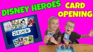 Disney Heroes Sticker Packet Opening