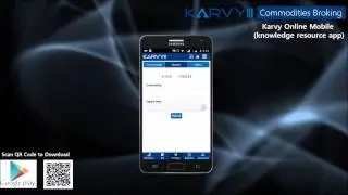 Мобильные приложения Karvy для торговли V3
