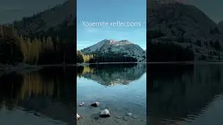Yosemite Reflections 😍 #travel #travelshorts #yosemitenationalpark