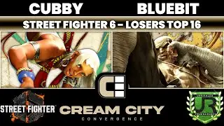 Cream City Convergence 2025 LOSERS TOP 16 - cubby (Elena) vs BlueBit (Sagat) - Street Fighter 6