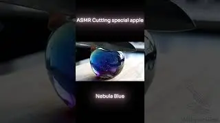 Crystal Apple Cutting ASMR 💎🍏 | So Crisp, So Dreamy  #cuteverything