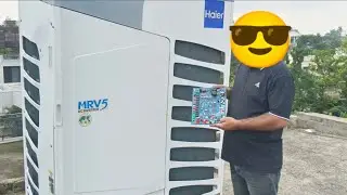 Haier mrv5 dc inverter main board change | full video @technicianHUBE