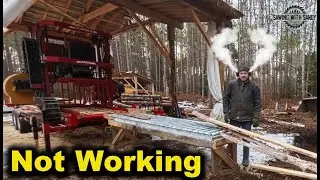 Подающий стол лесопилки убирают, и я этому ОЧЕНЬ недоволен.