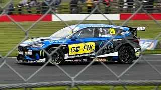 Nic Hamilton | Hanging out in P5 | Donington 2023 | #BTCC #28 #TeamHARD #Lewis #Viral #Shorts