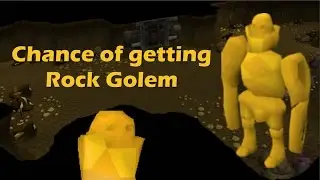 Old School RuneScape: Whats your chance to get a Rock golem [Below RS]
