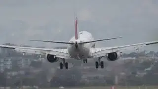 SYDNEY AIRPORT - Runway 25 landing and a Go Around