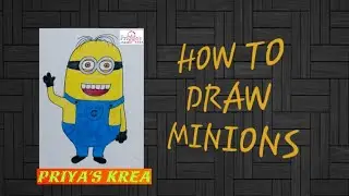 HOW TO DRAW MINIONS |EASY MINION DRAWING
