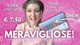 ✨ PROVO le PENNE GEL GLITTER PIU' ECONOMICHE di SHEIN! 💶 che bella scoperta 😱 | Il mondo di Pretty