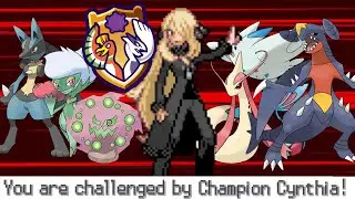 Playing Cynthia's team on Pokemon Showdown Ladder