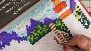 [ Coloriage ] Speed coloring sur un livre de coloriage par numéros
