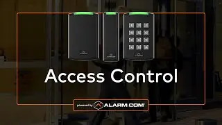 Обзор интеллектуального контроля доступа Alarm.com