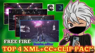 TOP 4 XML + CC + CALIP PACK FOR FREE FIRE।  🦋RAMIM EDITOR 👑