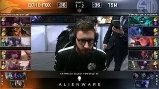 TSM vs FOX Game 4 - 2019 LCS Spring QuaterFinals - Team SoloMid vs Echo Fox