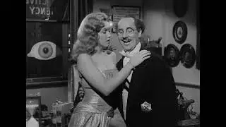 Young Marilyn Monroe Flirts With Groucho Marx ~ Love Happy