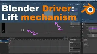 Blender Drivers: Lift mechanism tutorial