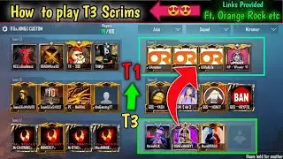 How to play T3 Scrims in Pubg | Join Pubg T1 Scrims | By Idiot Gaming