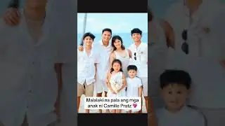 MALALAKI NA PALA ANG MGA ANAK NI CAMILLE PRATS 💖 #camilleprats #viral