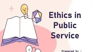 Ethics in public service
