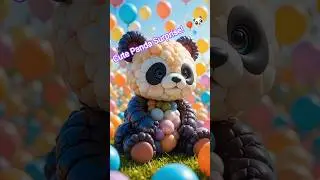 Balloon Panda Turns Into Real Panda 🐼 | Amazing Balloon Animal Transformation