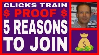 Clicks Train Review - 5 Reasons To Join - INCOME $ PROOF - Autopilot Buyers Traffic!!!