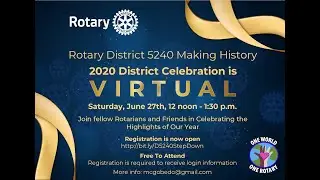 2020 Rotary District 5240 Celebration and Awards Ceremony