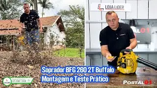Soprador BFG 260 2T Buffalo: Montagem e Teste Prático