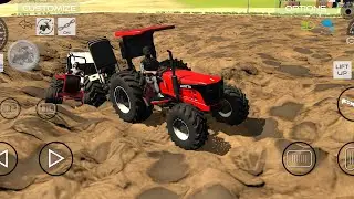 Tractor or Scorpio Fass gya 😱 Ab kya hoga #Tractor #cartoon #game 