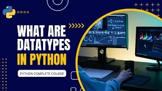 WHAT ARE DATATYPES | PYTHON PROGRAMMING | PYTHON COMPLETE COURSE | PART 5.0
