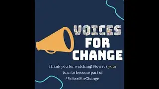 #VoicesForChange