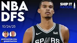NBA Show | October 24, 2025 | DraftKings DFS Picks, Plays and Process