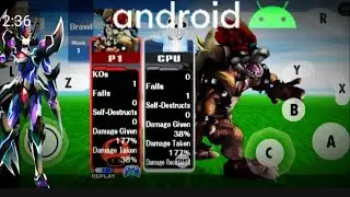 super smash Bros infinite v3.0 on dolphin emulator android test