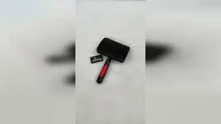 Review: Rasqueadeira Profissional Curva Grande Pente Pet Cães Gatos Vermelho