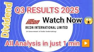 IRCON INTERNATIONAL LTD| Q3 RESULTS 2025| IRON INTERNATIONAL Q3 RESULTS TODAY|#irconshare #q3results