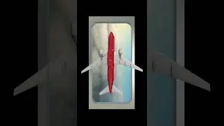 Airplane 3D Anamorphic Animation we created exclusively for kreativeaccessmedia