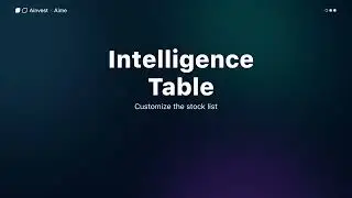 Your AI investment platform powered by LLM