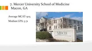 Top 10 Medical School with Lowest Average Mcat Score