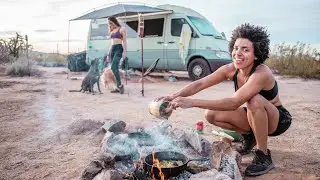 VAN LIFE | our simple life, living off grid in the desert