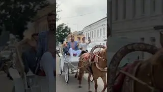 Не понимаем современных тенденций: электроавтомобили, кабриолеты&hellip;Кареты! Самое то! #viva #музыка