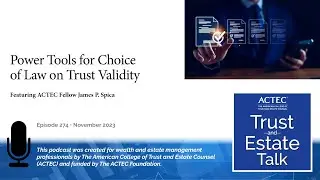 Power Tools for Choice of Law on Trust Validity