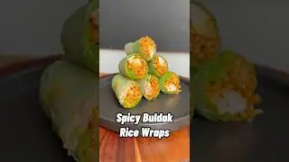 Rice Wraps with Buldak Noodles