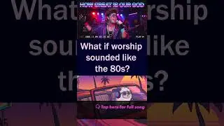 Worship the 1980s way with synthwave vibes #neonpsalm #worship #synthwave