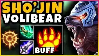 SHOJIN AD VOLIBEAR SOLO CANAVARI!! YENİ BUFF İLE İNANILMAZ KEYİFLİ