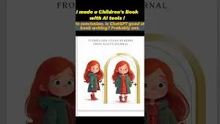 How to make a Children's Book with AI tools? (original music)