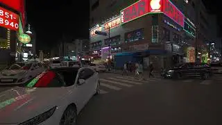 Nightlife in Millak-dong, Uijeongbu, Millak District 2🌙 | Uijeongbu South Korea 4K HDR