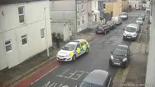 Mangocam home 20231112 0236 to 0251PM police car hits car